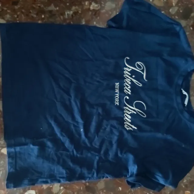 Camiseta azul Zara Tribeca Streets