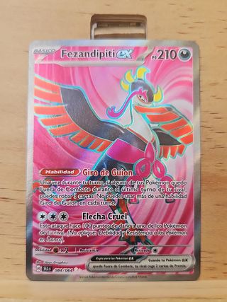 Carta SR Pokémon - Fezandipiti EX