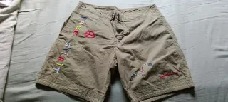 Bermudas Desigual Beige Multicolor