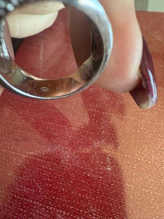 Anillo Plata Ley 925 Diseño Hebilla