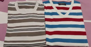 Lote 2 jerséis rayas Springfield Talla L