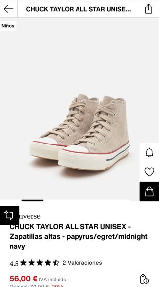 Converse Chuck Taylor All Star Unisex Beige