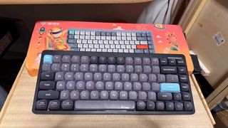 Teclado Mecánico Negro y Gris