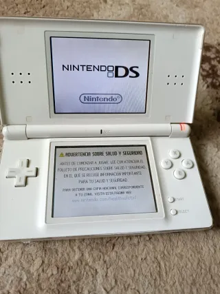 Nintendo DS Lite Blanca + Juego Dinosaurios