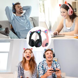 ✨ - Sendowtek Auriculares Inalámbricos Niños Casco