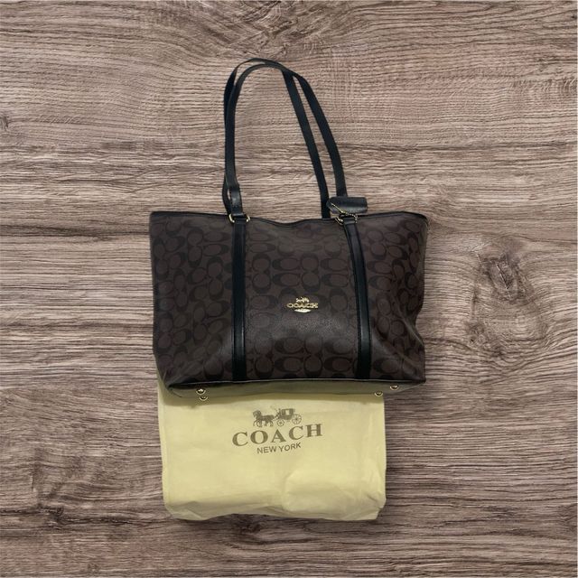 Bolso Coach Marrón Monograma