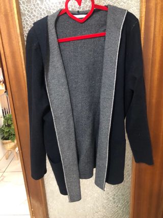 Felpa Camaieu donna blu e grigia