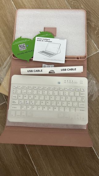 BAIBAO Funda Teclado iPad Pro11 / Air4/AIR 5 Rosa