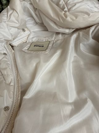 Abrigo acolchado blanco Pimkie
