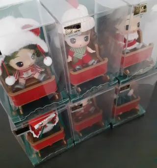 Muñeca Ddung Navidad Elfo Papá Noel trineo Korea