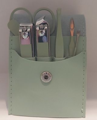 Set borsetta verde salvia vari pezzi