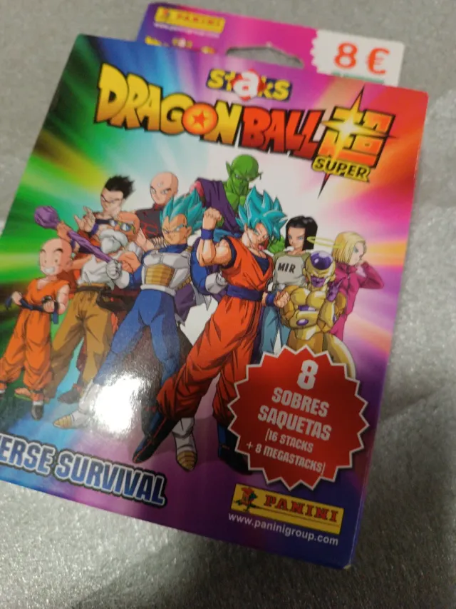 Pack 8 Sobres Dragon Ball Universe Survival
