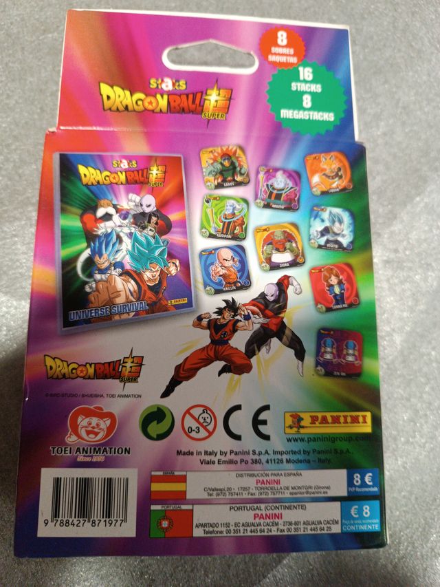 Pack 8 Sobres Dragon Ball Universe Survival