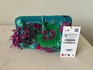 Bolso Clutch Zara Abalorios