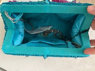 Bolso Clutch Zara Abalorios