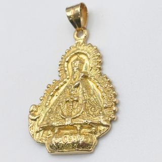 Colgante Oro 18K, Virgen del Rocio, 17gr