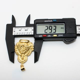 Colgante Oro 18K, Virgen del Rocio, 17gr