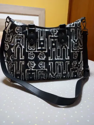 Bolso Desigual Edición Limitada Negro Blanco
