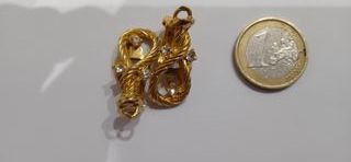 Pendientes Oro Vintage años 80 Y2K 