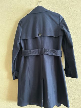 Gabardina Mujer Mango Azul