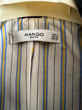 Gabardina Mujer Mango Azul