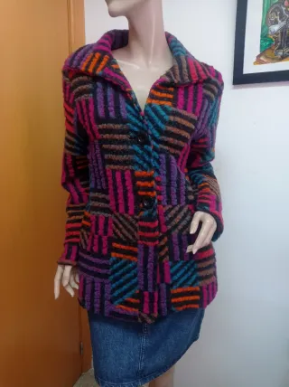 Chaqueta Lana Multicolor