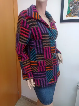Chaqueta Lana Multicolor