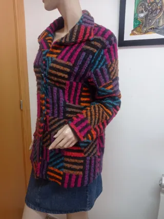 Chaqueta Lana Multicolor