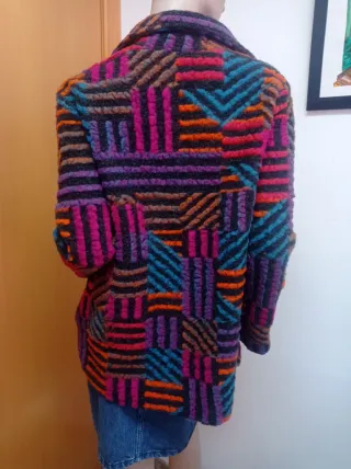 Chaqueta Lana Multicolor
