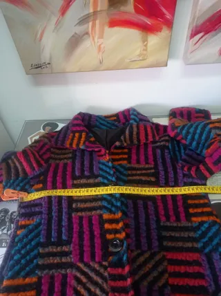 Chaqueta Lana Multicolor