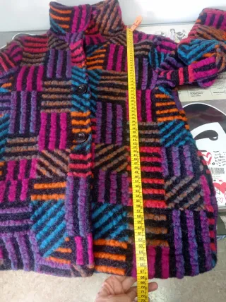 Chaqueta Lana Multicolor