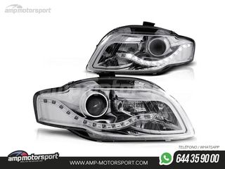 FAROS DELANTEROS LUZ DIURNA LED PARA AUDI A4 B7