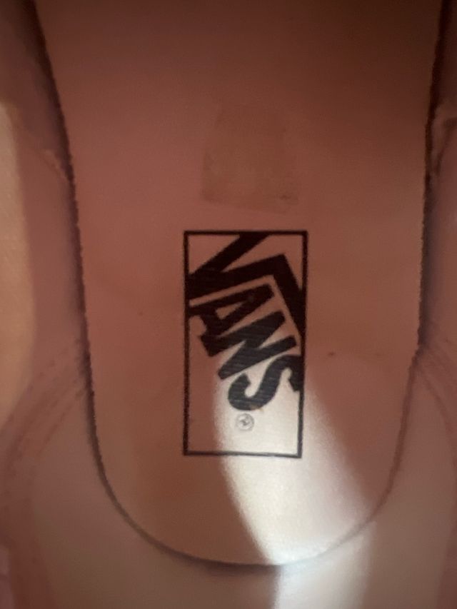 Zapatillas Vans Beige/Blanco Talla 45