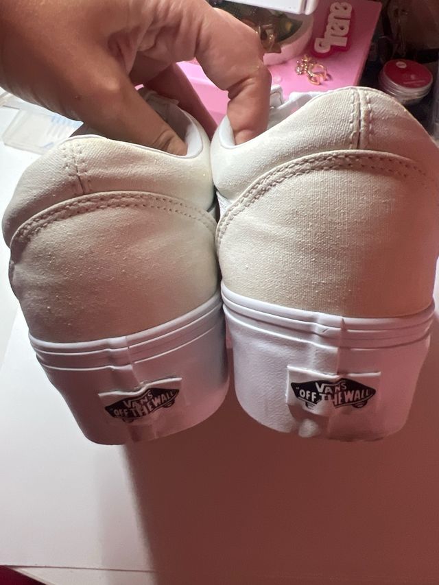 Zapatillas Vans Beige/Blanco Talla 45