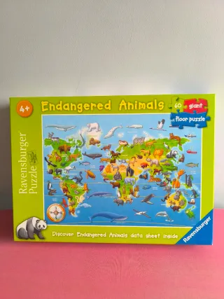Puzzle Ravensburger Mapamundi 60 piezas gigantes