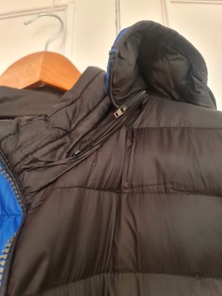 Anorak Acolchado Hombre Talla XXL Negro/Azul