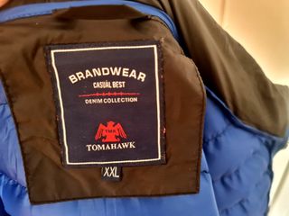 Anorak Acolchado Hombre Talla XXL Negro/Azul
