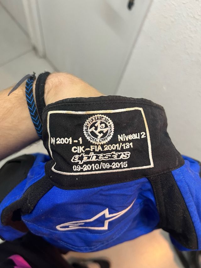 Mono Kart/Moto Alpinestars Azul Talla 44