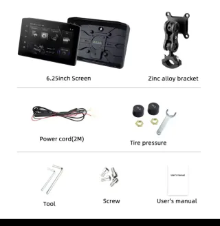 Navegador Moto EKIY M8 Pantalla Extraíble Antirrob