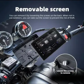 Navegador Moto EKIY M8 Pantalla Extraíble Antirrob