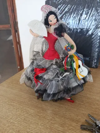 Muñeca Antigua Flamenca