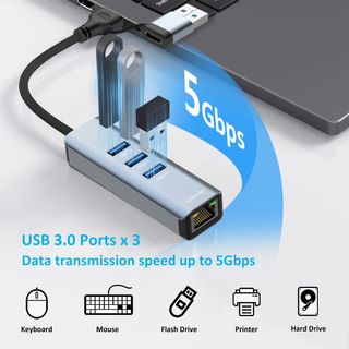 ✨ - Adaptador USB a Ethernet, Adaptador de Red USB