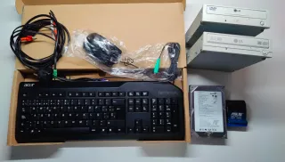 Componentes ordenador antiguo