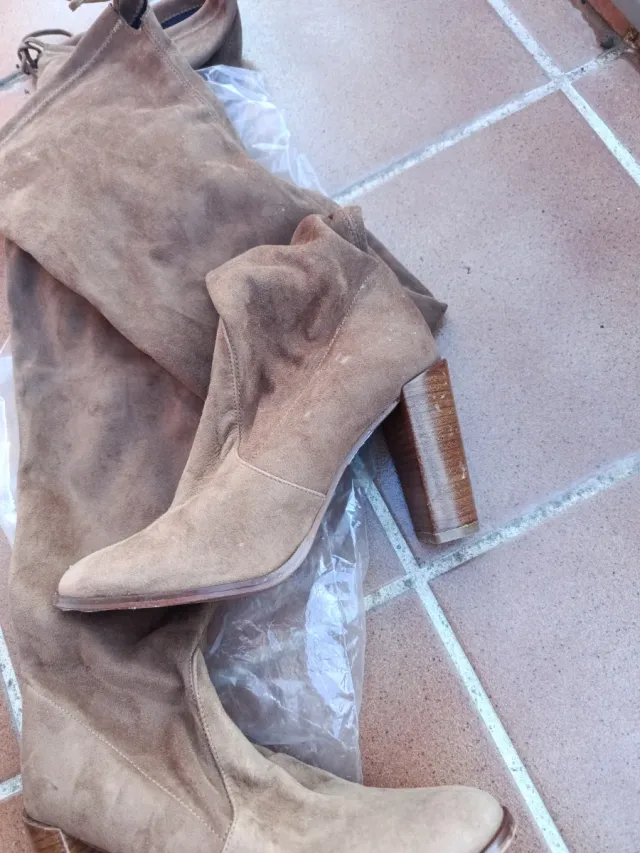 Botas Gloria Ortiz piel marrones