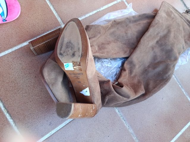 Botas Gloria Ortiz piel marrones