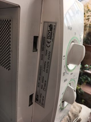 Microondas LG Blanco con grill 