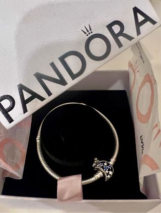 Pulsera Pandora Cierre Luna Estrellas ORIGINAL