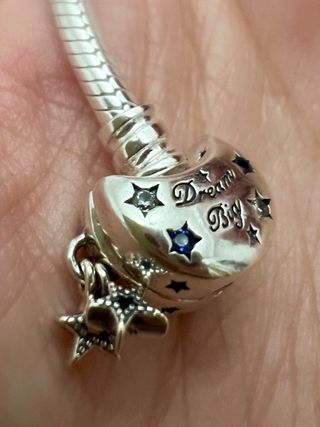 Pulsera Pandora Cierre Luna Estrellas ORIGINAL