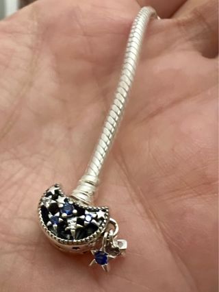 Pulsera Pandora Cierre Luna Estrellas ORIGINAL