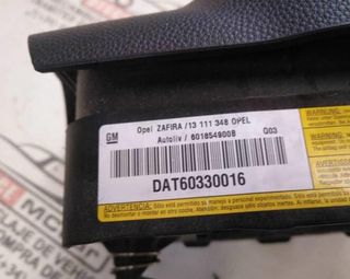Opel 111964 13111348 airbag guida zafira b